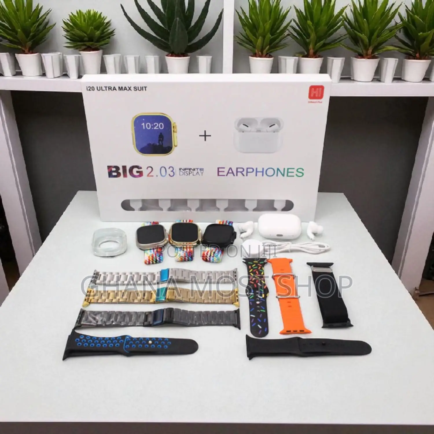 Ultra I20 Smartwatch 10 In1 Set(395899