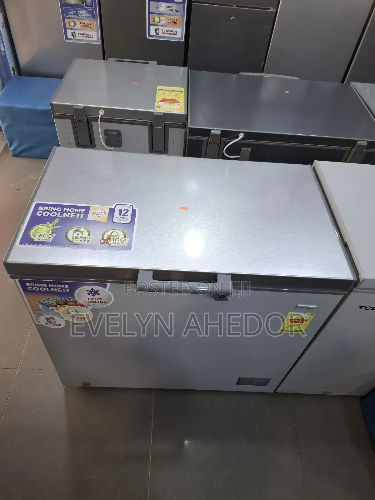 Fast Frozen of Nasco 200 Litres Chest Freezer With Wheel