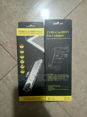 Type-C to HDTV 8 in 1 Adapter