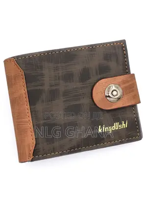 Stylish Pu Leather Men Bi-Fold Short Wallet. Tvx27552