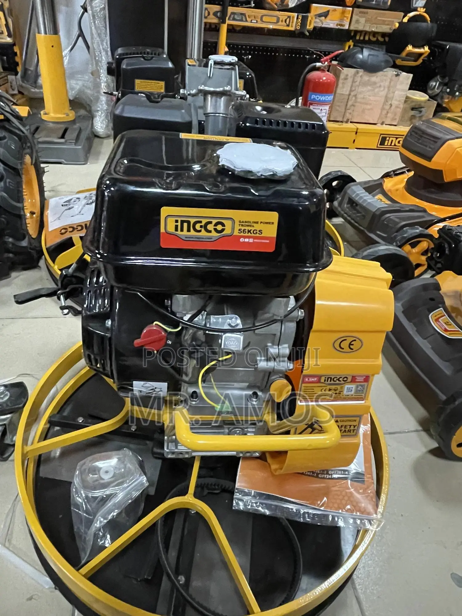 56kg 4.8kw(6.5 Hp) Gasoline Power Trowel - Gpt241-2