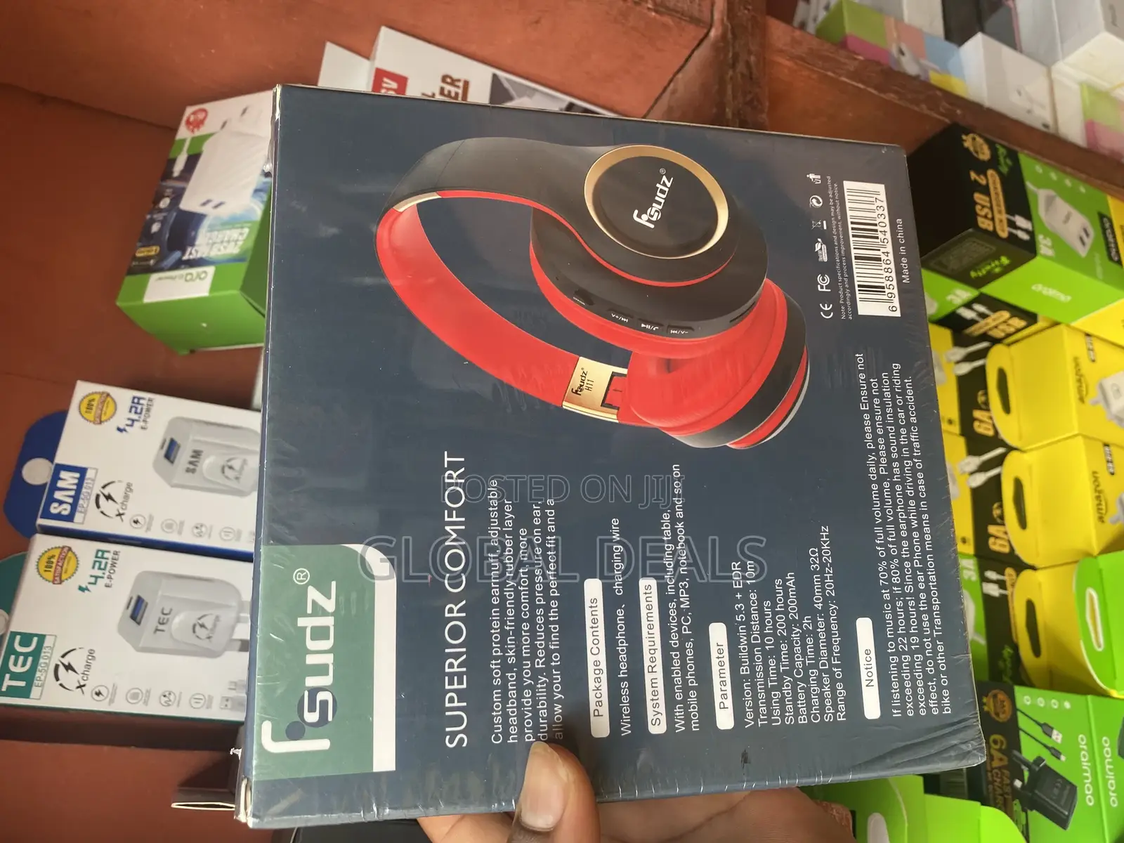 Fsudz Shocking Sounds Bluetooth/Wireless Headsets
