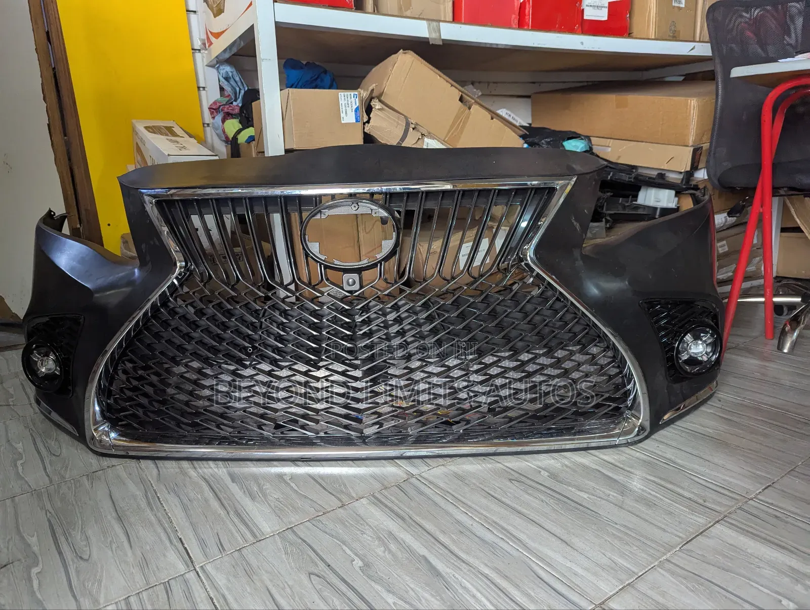 Camry Spider 2012,2013,2014 Lexus Type Front Bumper Upgrade