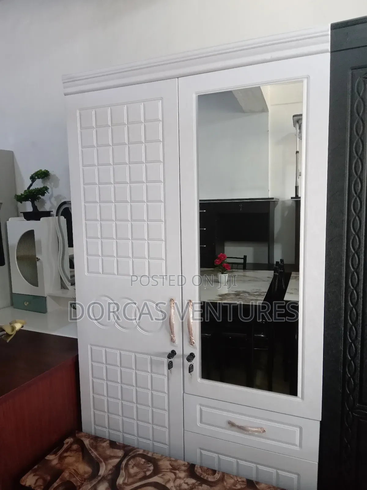 Potted Wardrobe Double Door