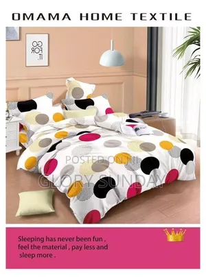 High Quality Cotton Made Bedsheets Available.