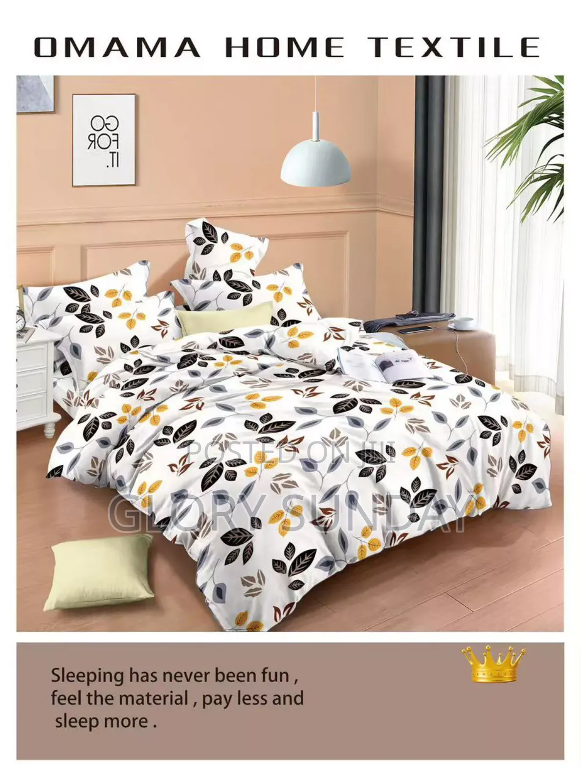 High Quality Cotton Made Bedsheets Available.