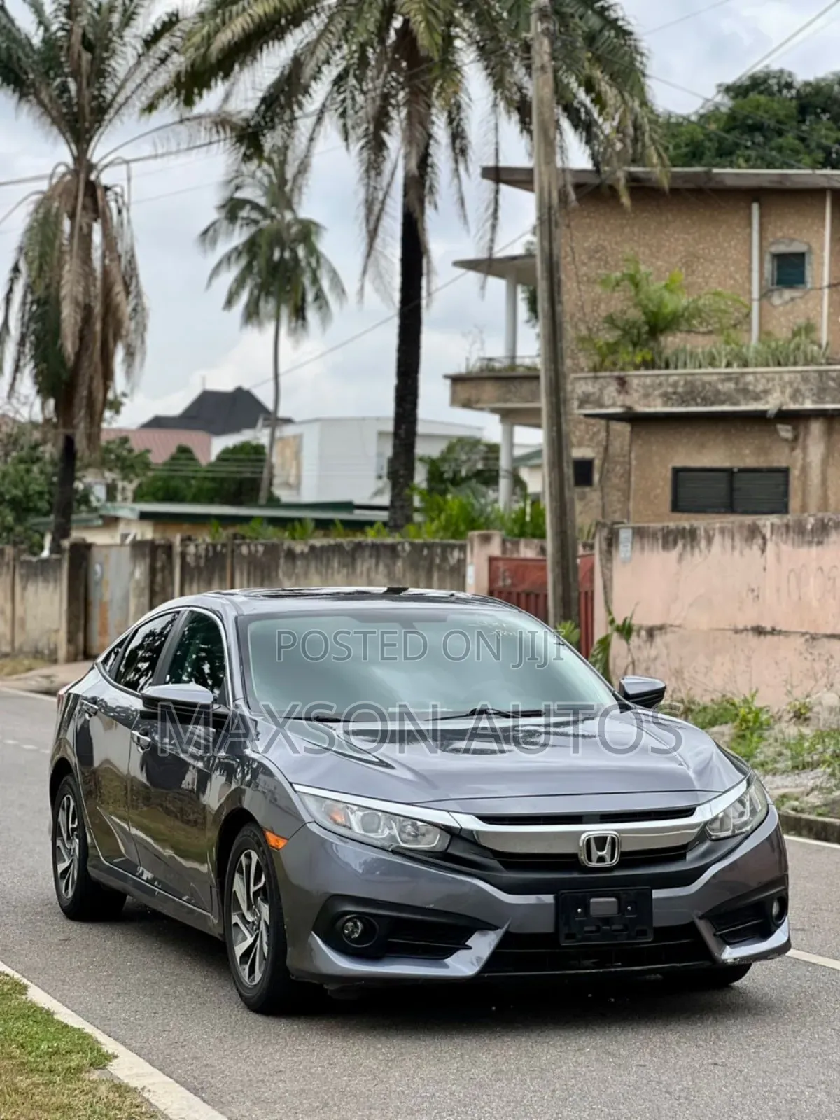 Honda Civic EX Sedan 2018 Gray