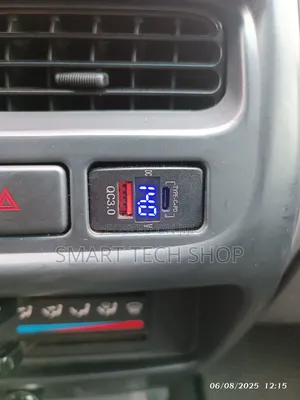 Dual Usb Fast Car Charger Pd +Usb For Smartphones, Tablets