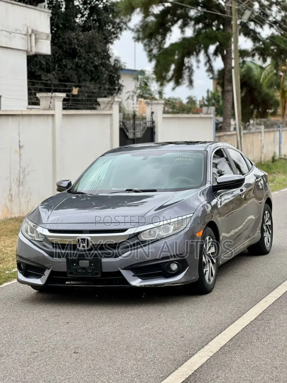Honda Civic EX Sedan 2018 Gray