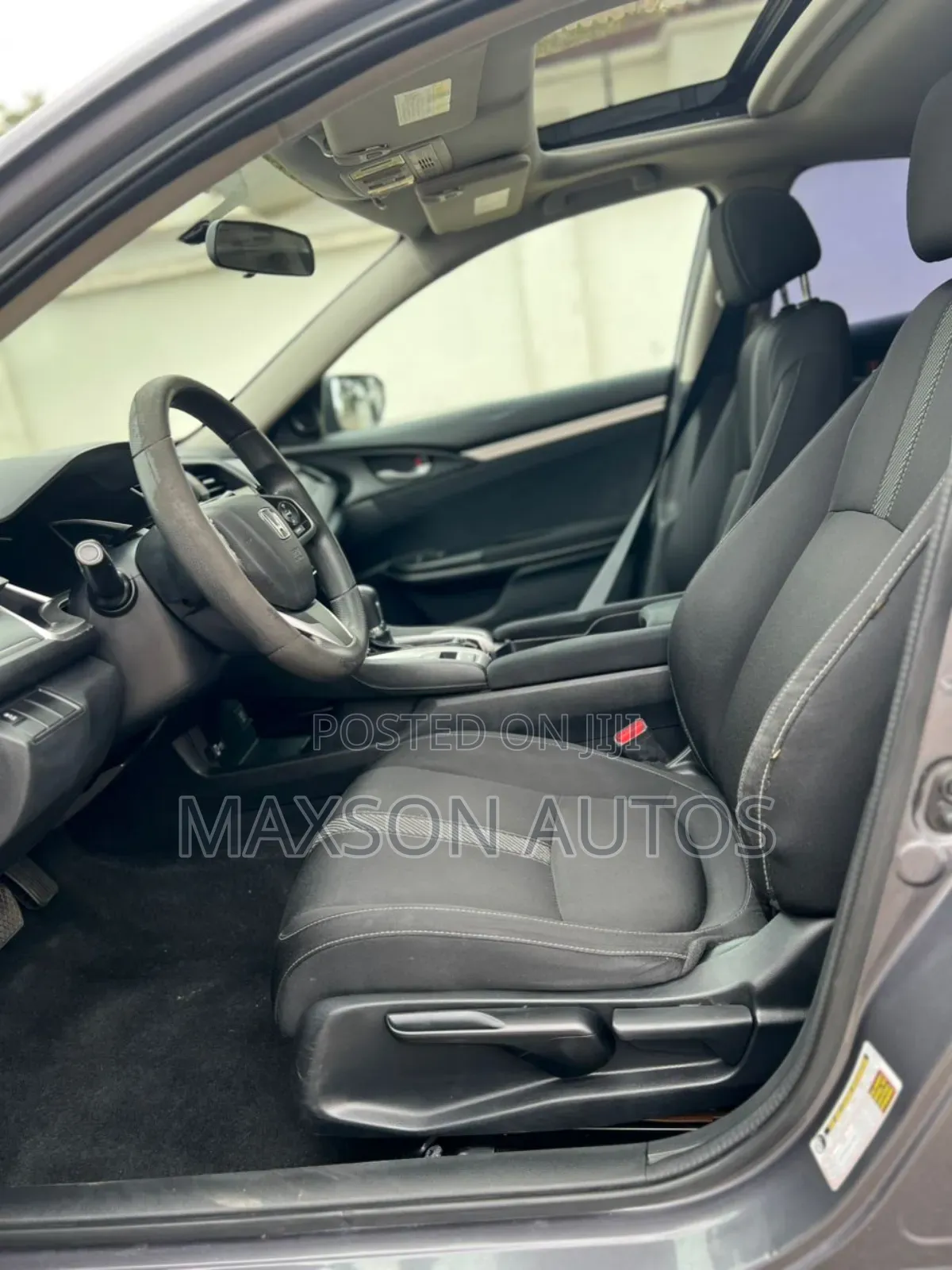 Honda Civic EX Sedan 2018 Gray