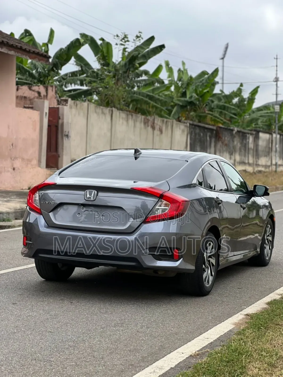 Honda Civic EX Sedan 2018 Gray