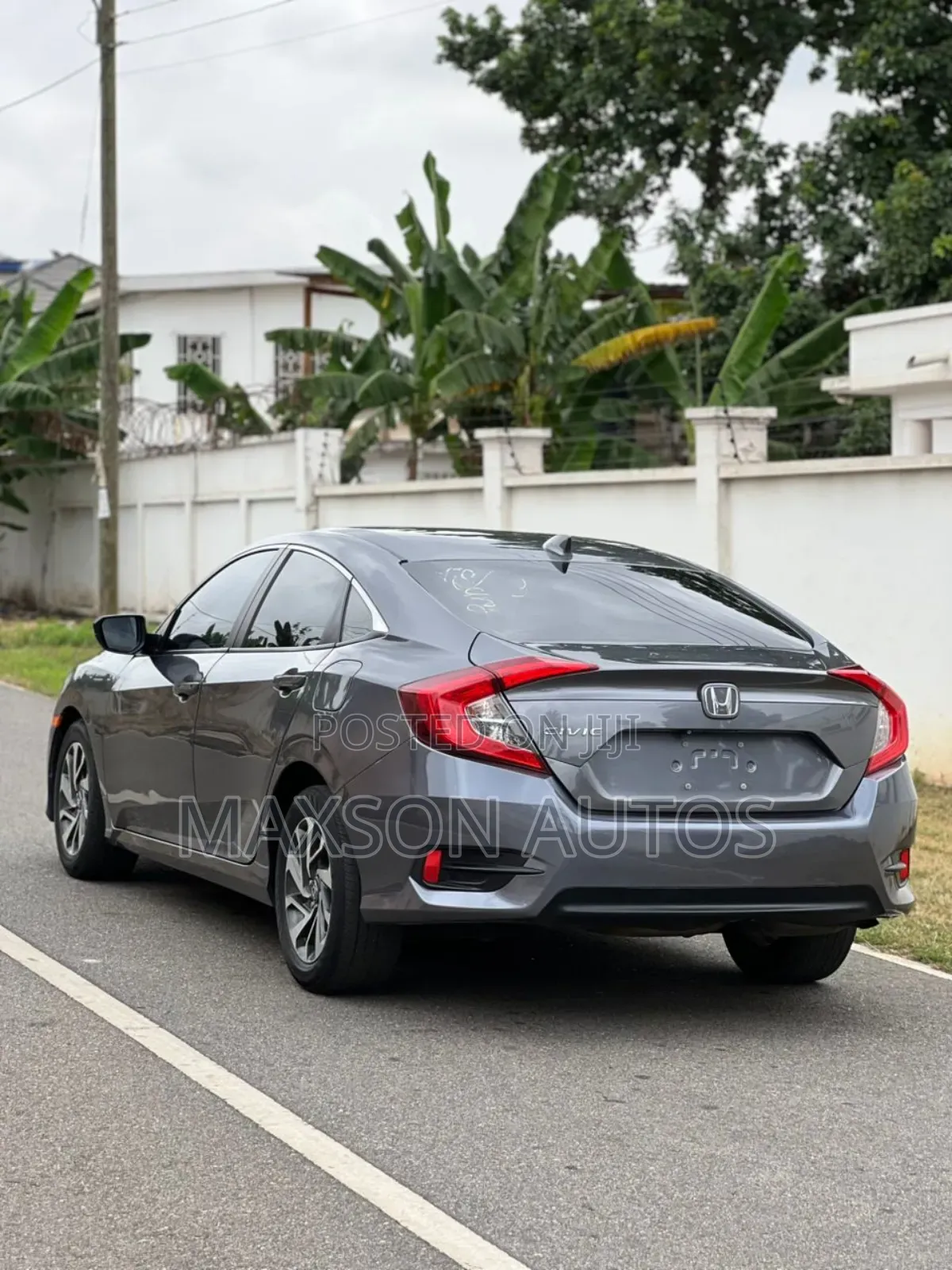 Honda Civic EX Sedan 2018 Gray