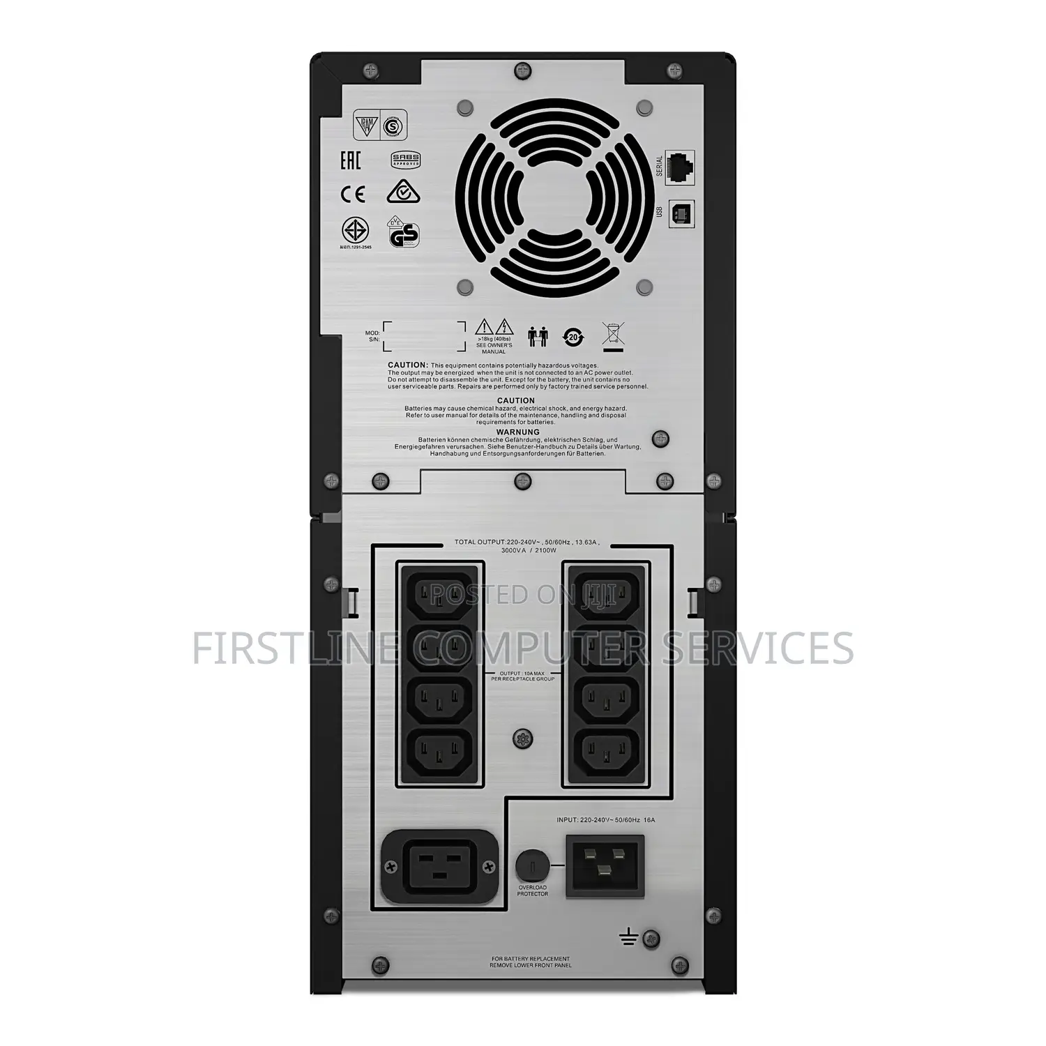 Smc3000i 3kva/2100w Line Interactive Pure Tower