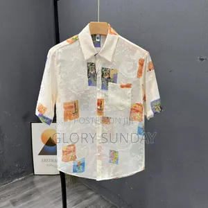 See Through Short Leaves Men's Shirts Available