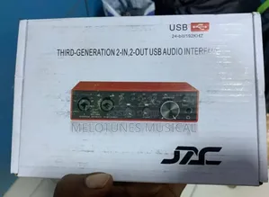 Jac 2i2 3rd Gen Usb Audio Interface.