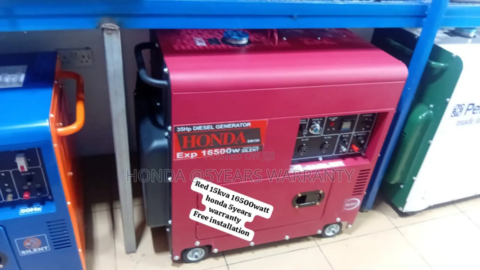 Metro Area Energy Honda 15kva 16500watt Diesel Generator