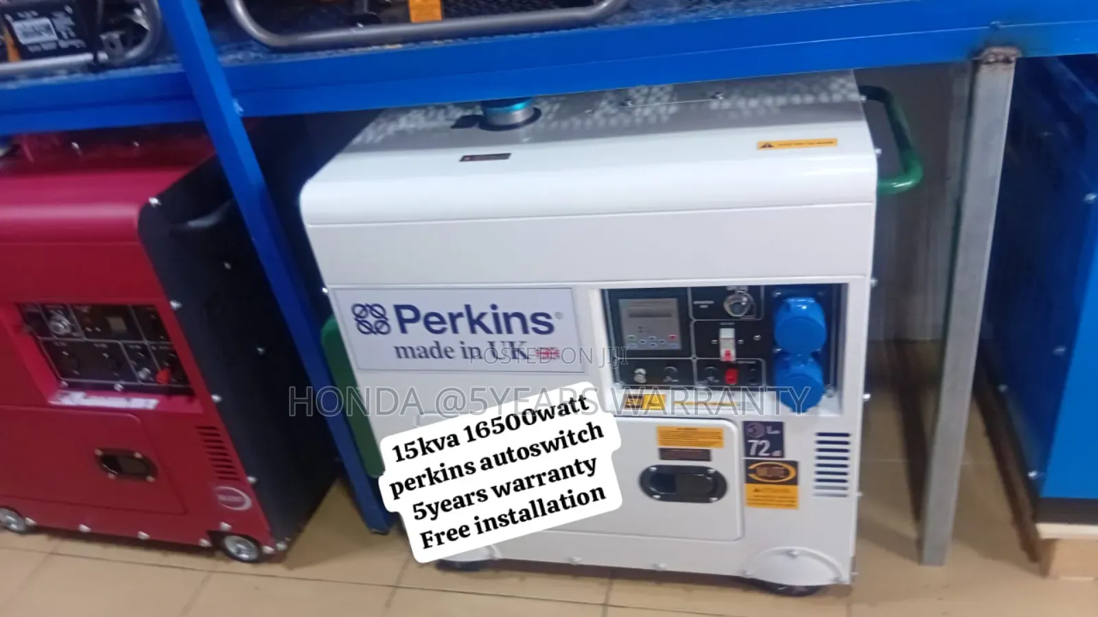 Generator for Small Business Perkins 15kva 16500watt Diesel