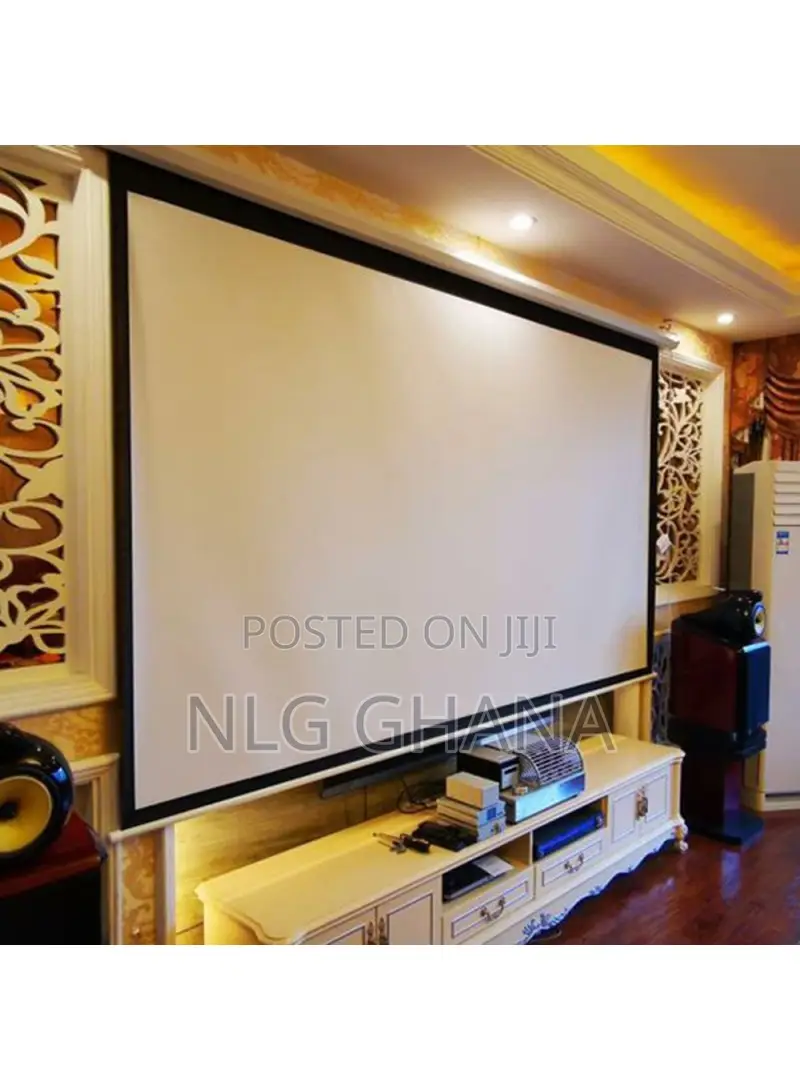 Auto Lifting 60-Inch 4:3 Rc Hd Projection Screen. Tvx28480