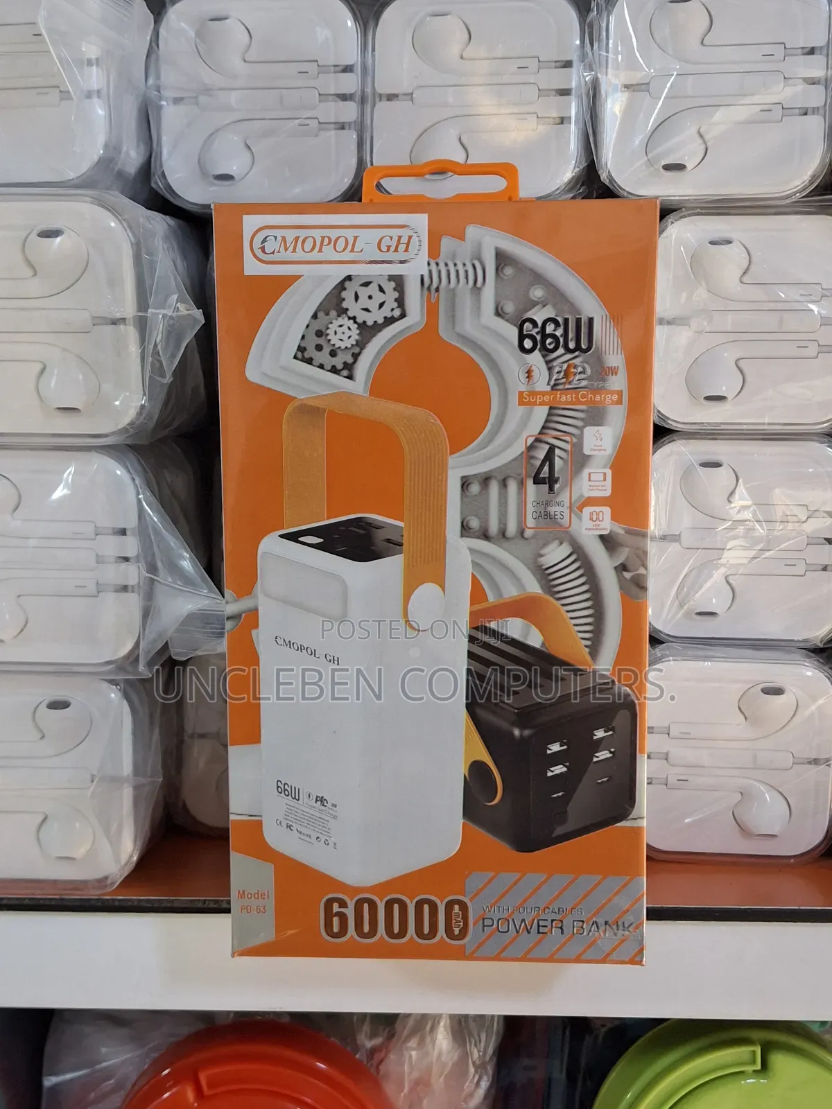 C.Mople Power Bank 66w 60,000mah