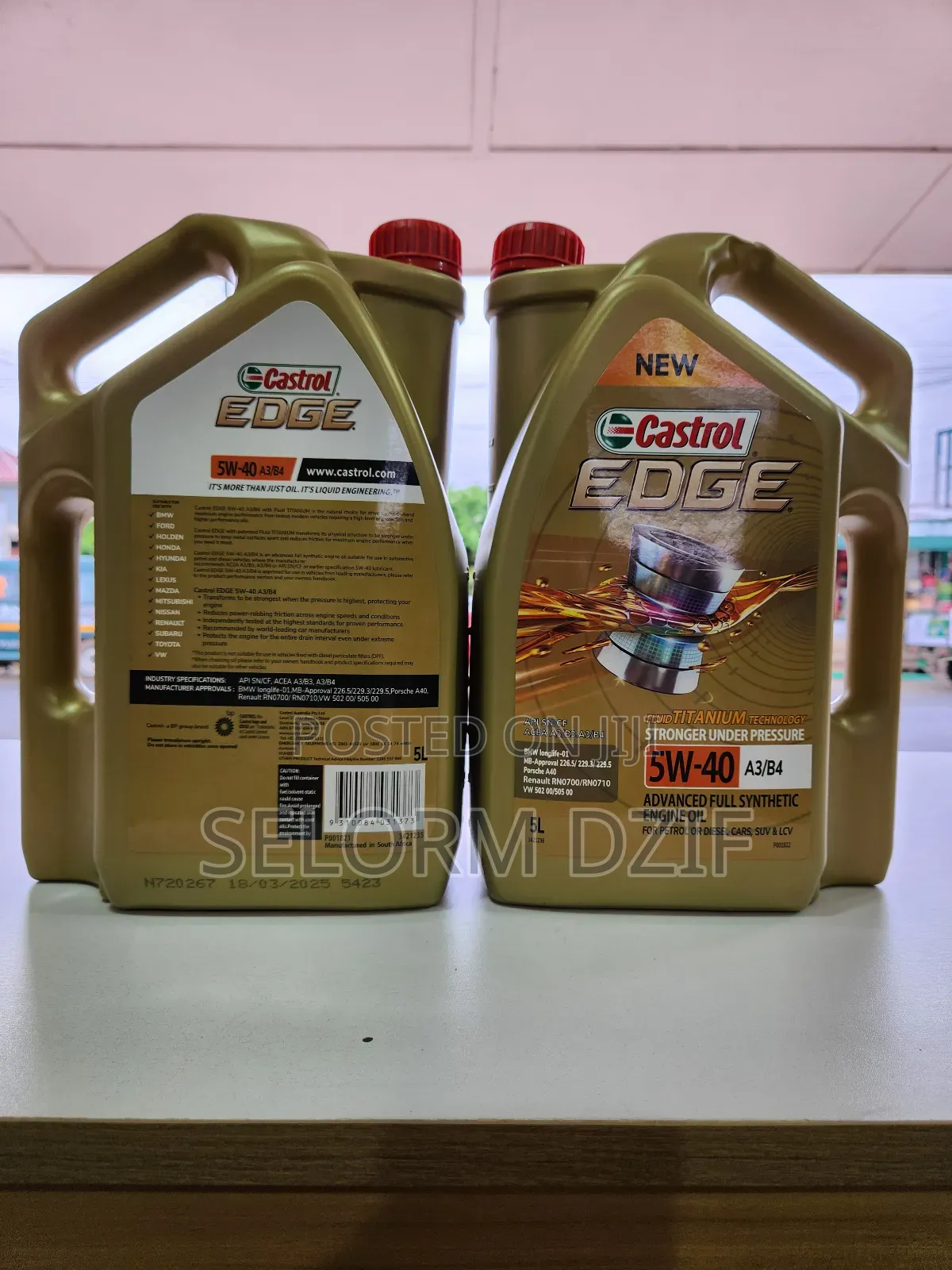 Castrol Edge 5w-40 (5 Litres)