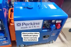 Fuel Efficient Perkins 10kva 13000watt 3phase Generator 10kv