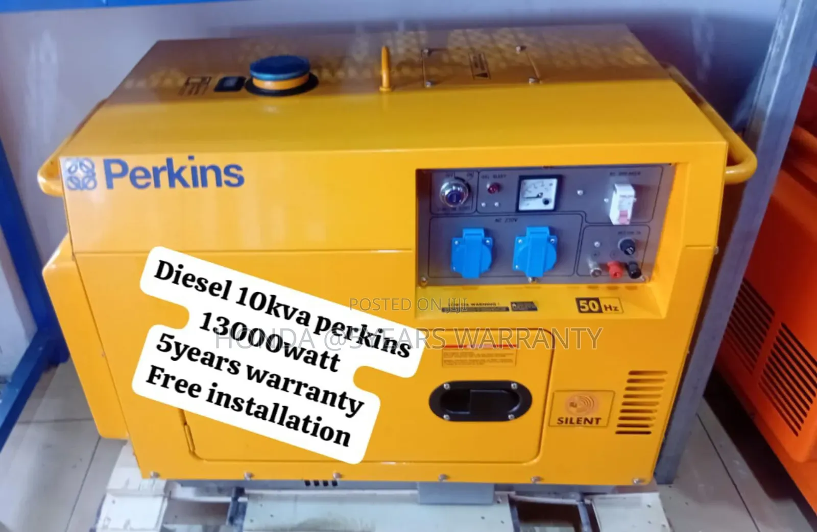 Soundproof Perkins 10kva 13000watt Diesel Generator 10kva