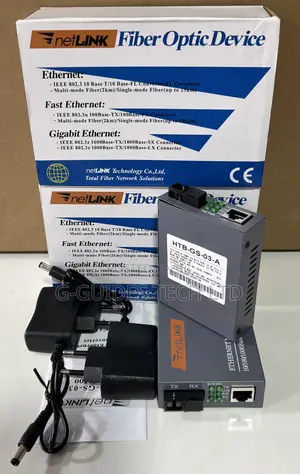 Netlink Gigabit Fiber Optic Media Converter HTB-Gs-03 a/B