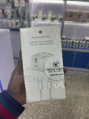 65w Usb C Power Adapter Usb-C Lightning Cable