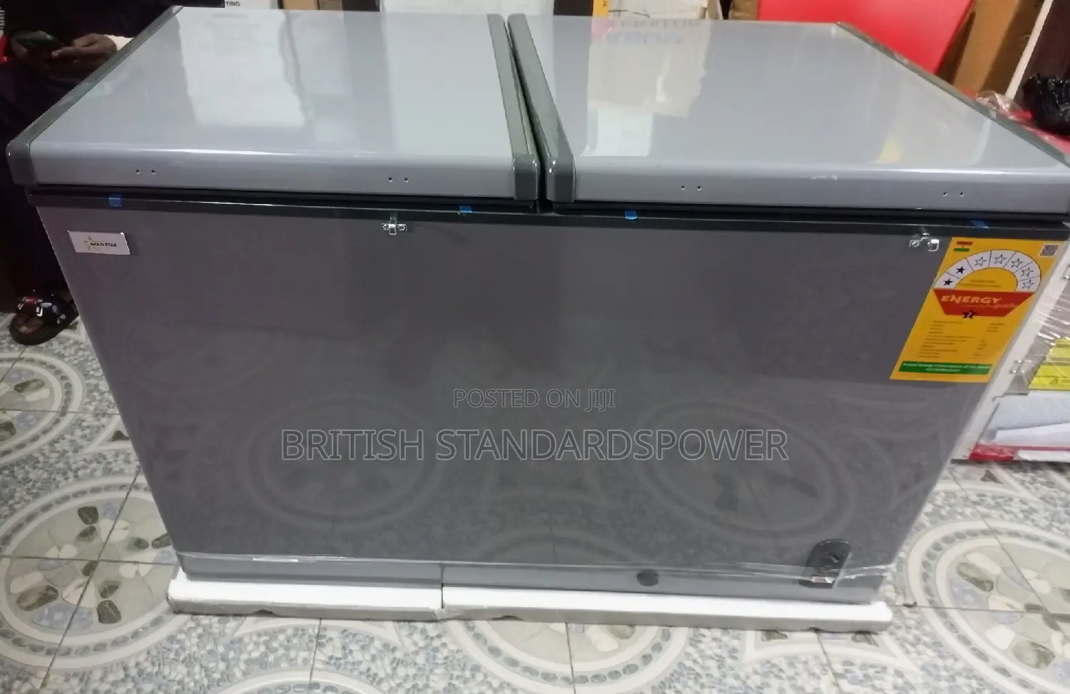 Energy Saving Gold Star 344l Energetic Chest Freezer Set