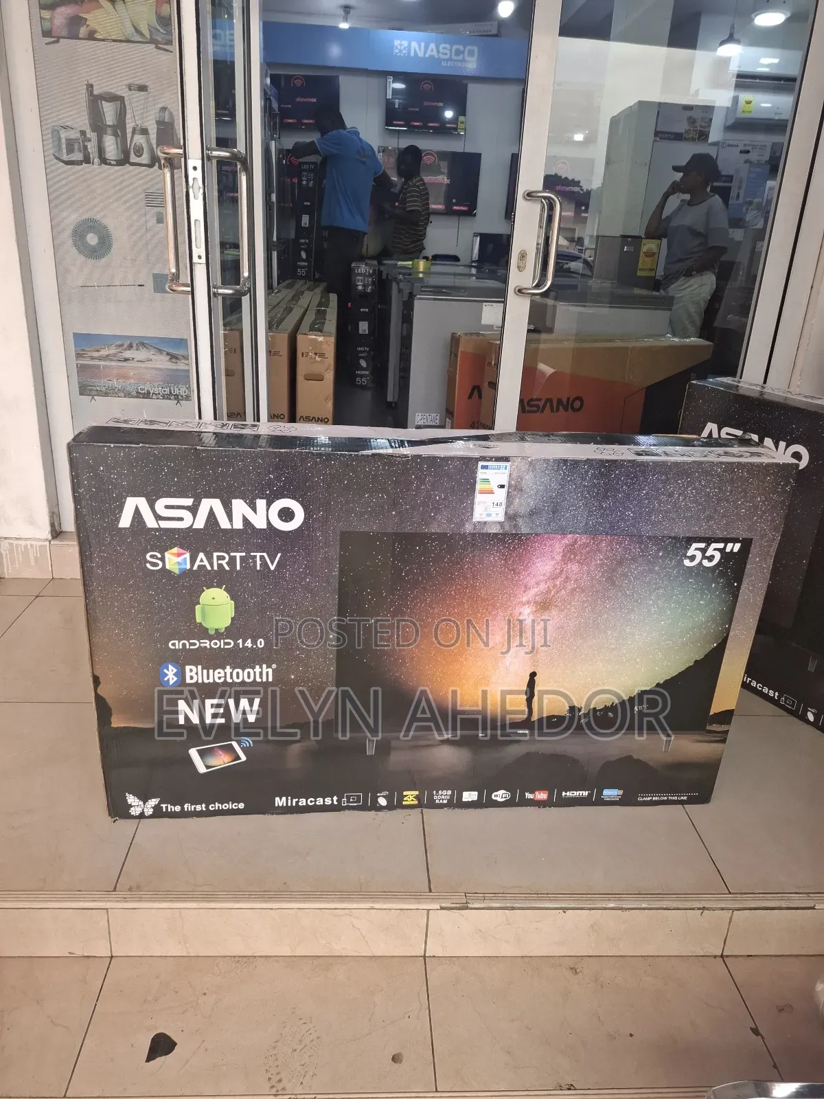 Asano 55inches Smart Android Tv Uhd Brand New for Sale
