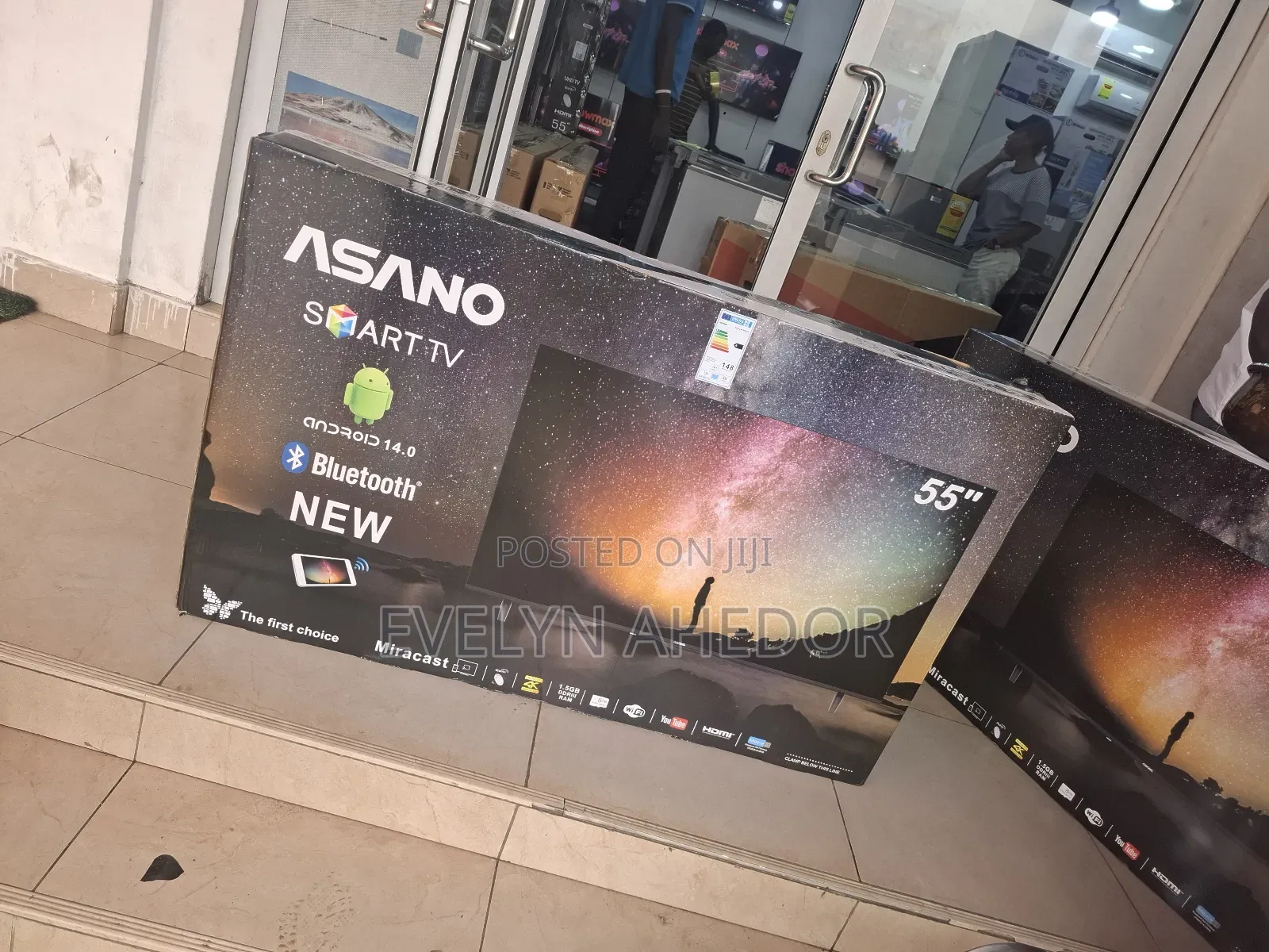Quality Picture View of Asano 55 Inches Smart Tv 