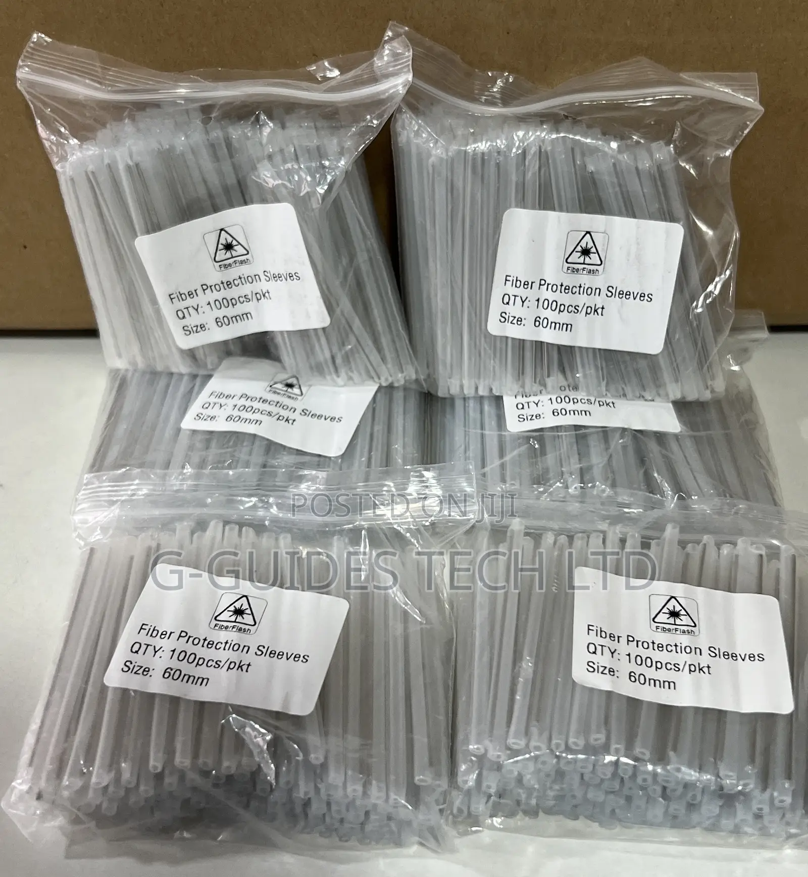 Fiber Protection Sleeves 60mm (100pcs in Pack)