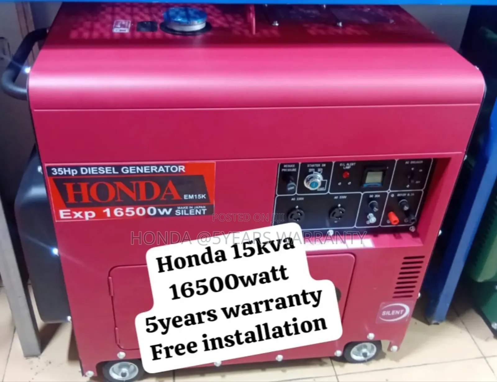 100%Copper 15kva 16500watt Honda Generator 15kva Diesel