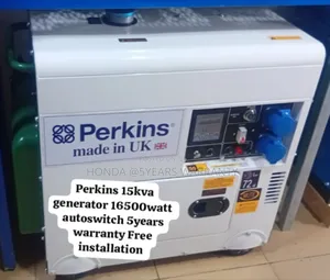 Reliable and Stable Power Perkins 15kva 16500watt Generator