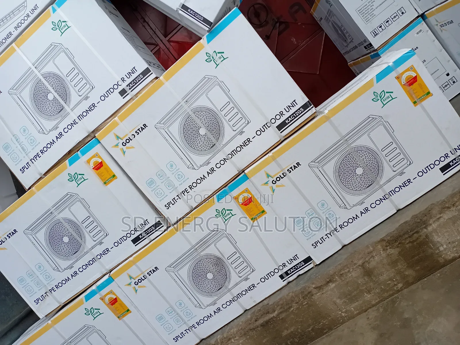 Magnetic 1.5hp Gold Star Split Air Conditioner Energy