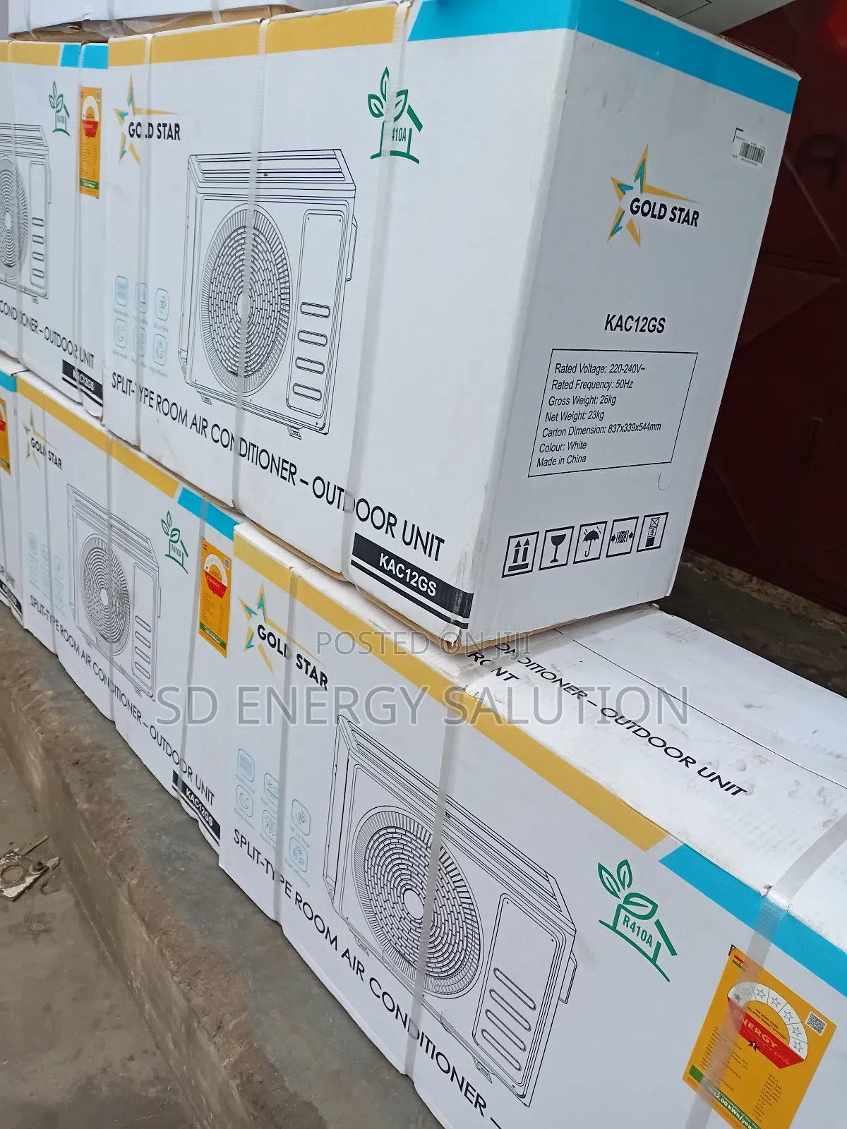 Giant Gold Star 1.5hp Split Room Air Conditioner System