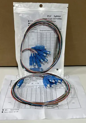 8-Port PLC Splitter Sc,Planar Lightwave Circuit Splitter 1x8