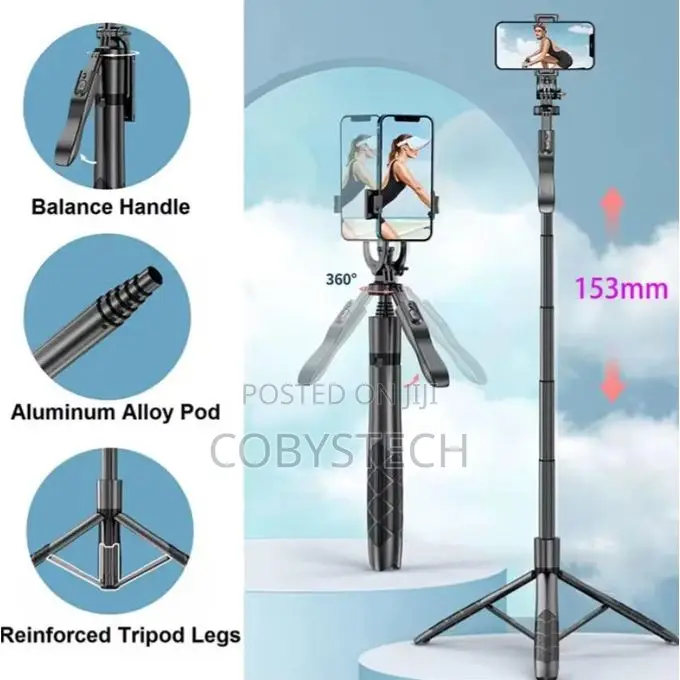 L16 1530mm Foldable Wireless Selfie Stick Tripod / Monopod