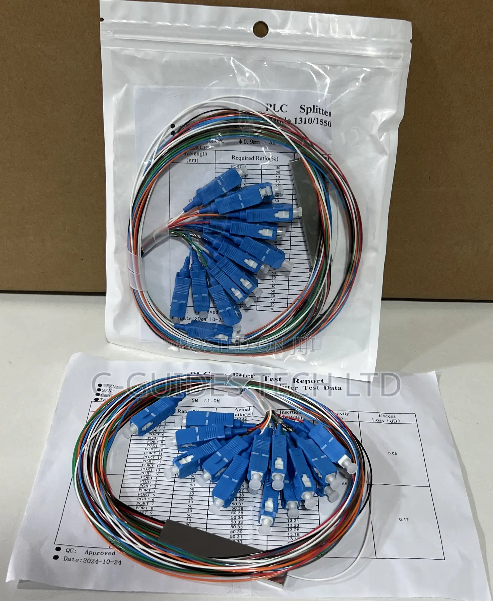 16-Port PLC Splitter Sc, Planar Lightwave Circuit Splitter