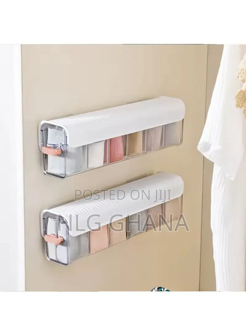 Wall Mounted Transparent Punch-Free Storage Box. Ghx4908