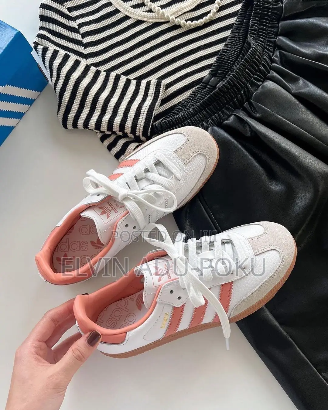 Adidas Samba Og "White/Pink" Sneakers