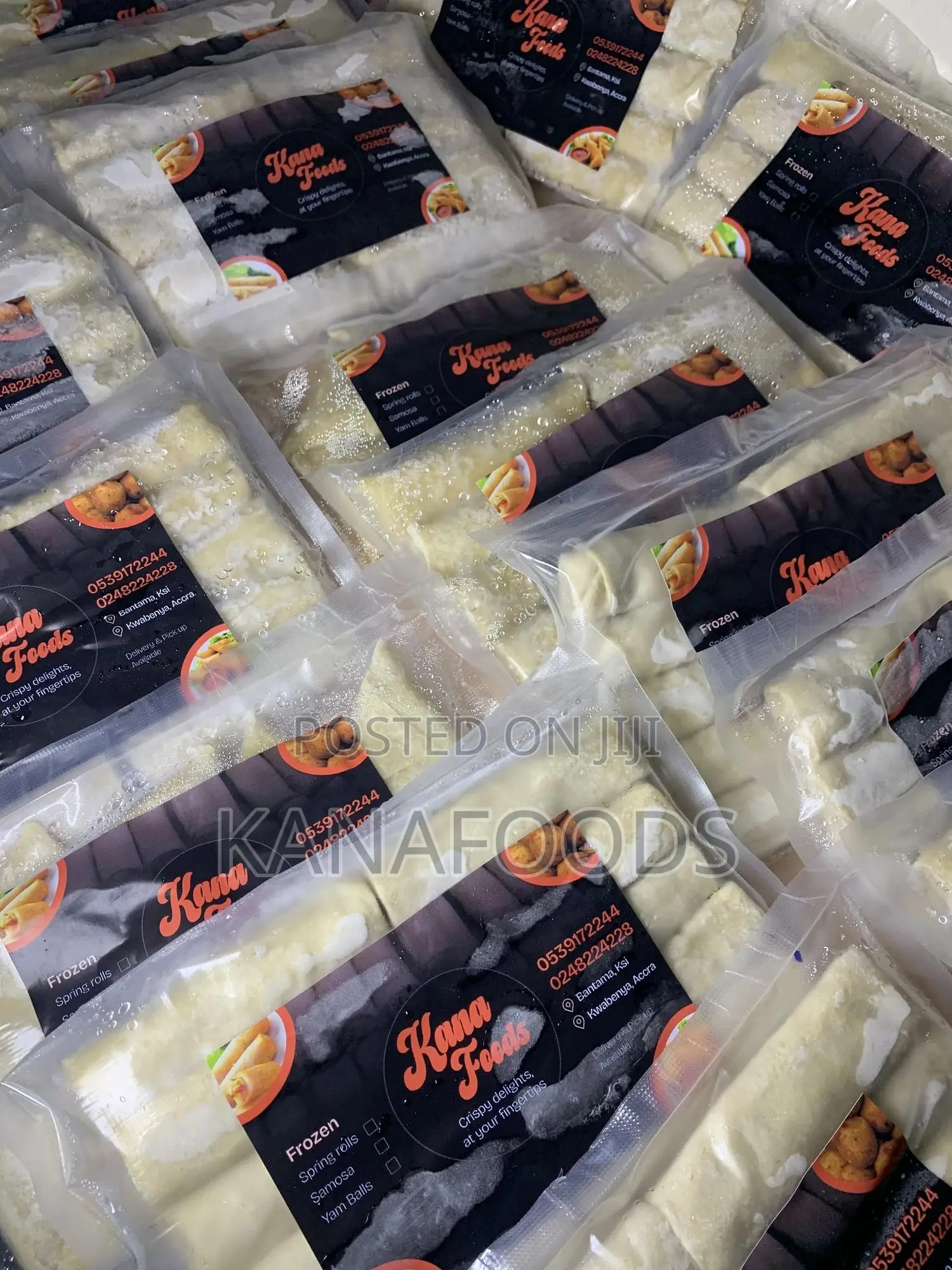 Frozen Springrolls and Samosa