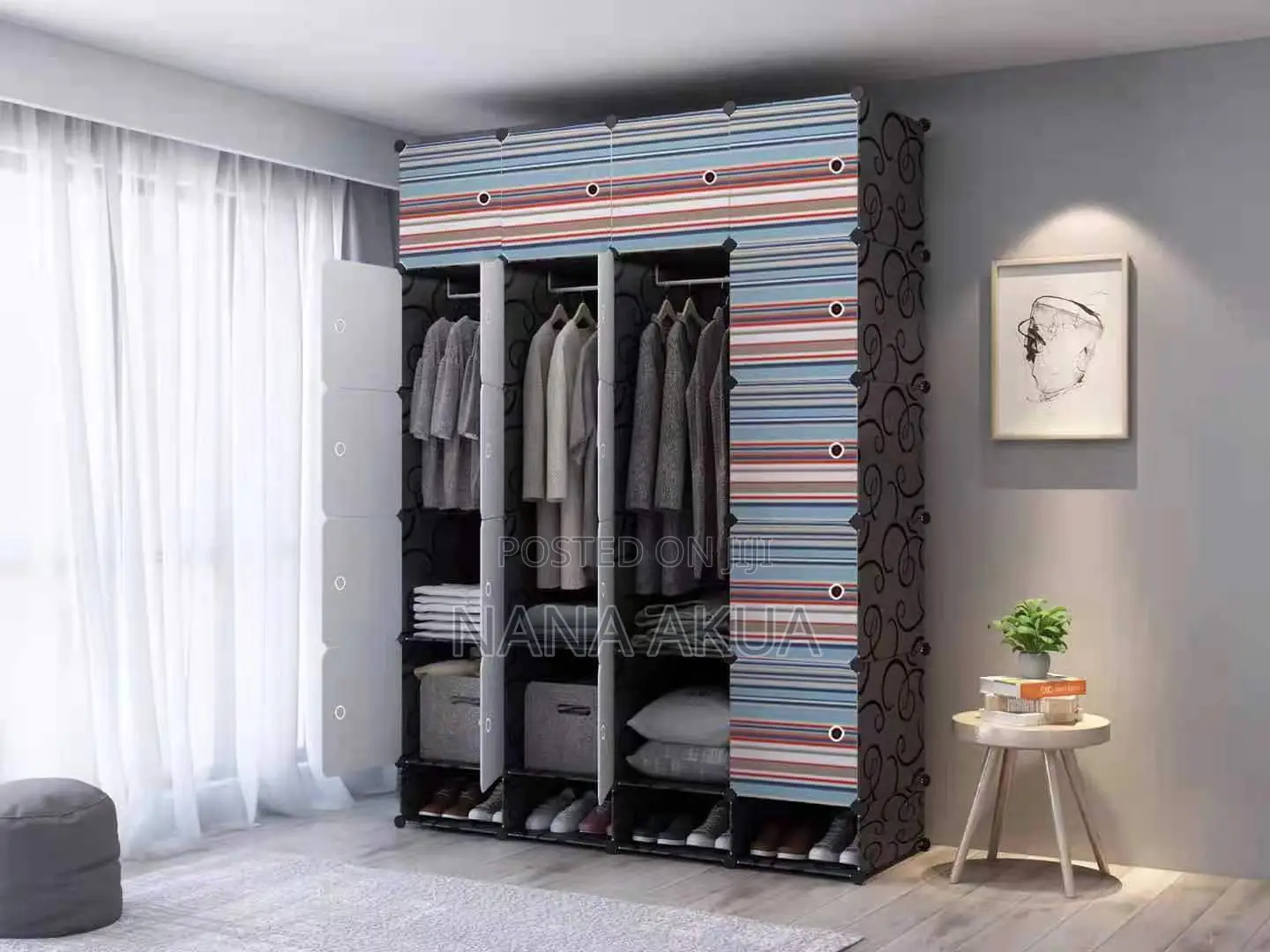 20 Cube Plastic Wardrobe