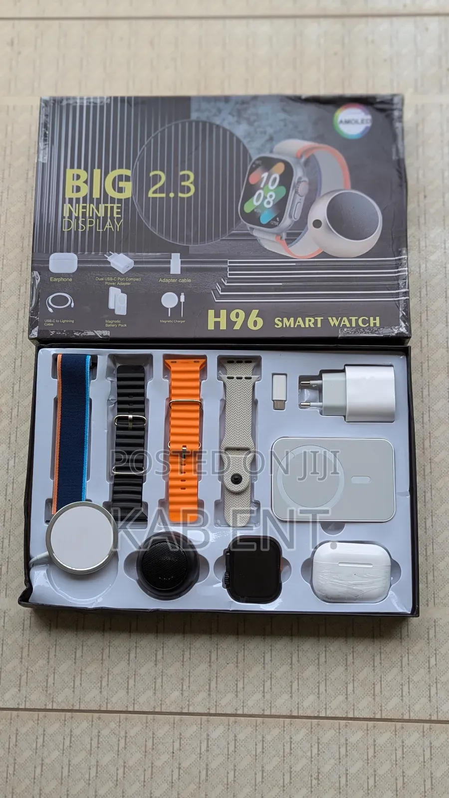Smartwatch With Earbuds, Power Bank and More