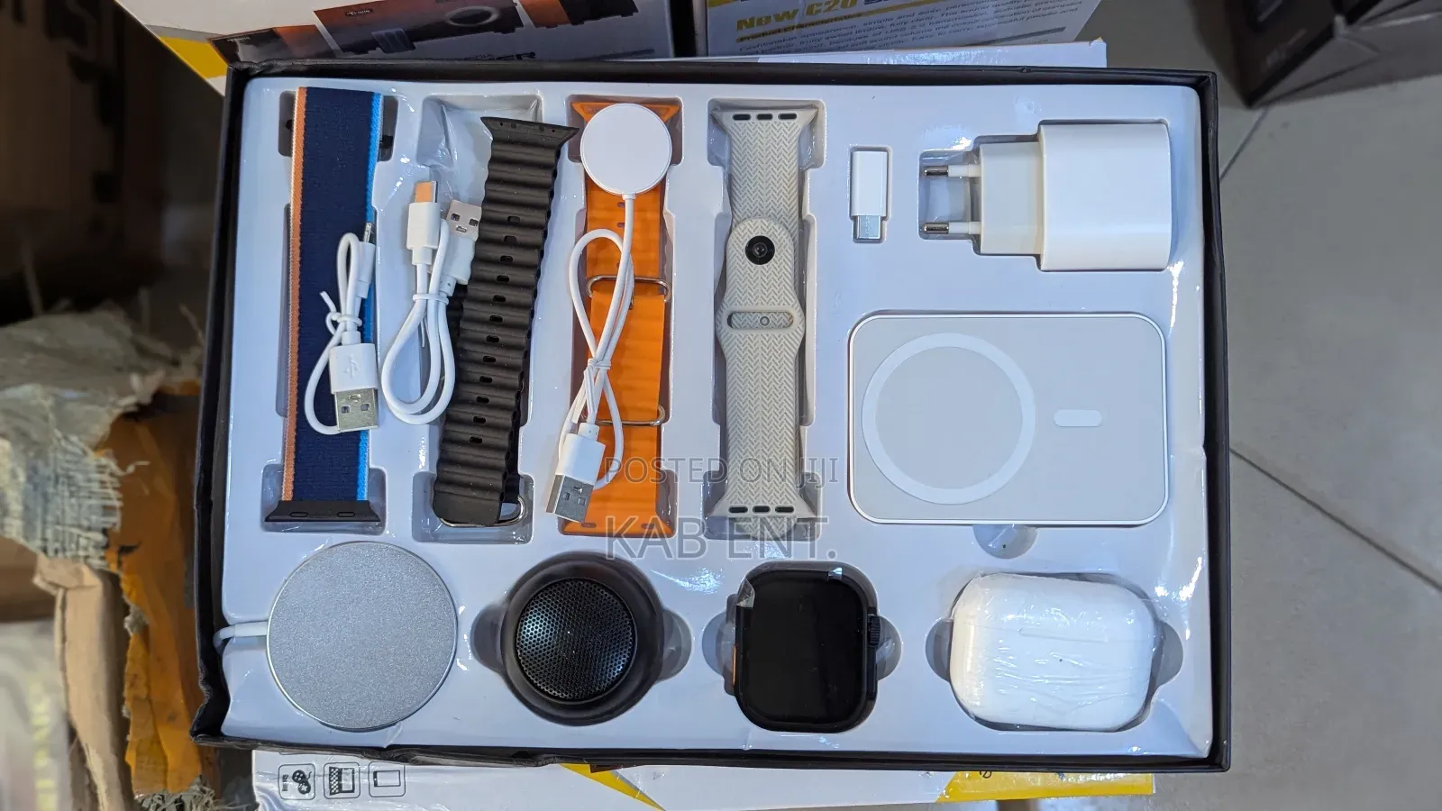 Smartwatch With Earbuds, Power Bank and More