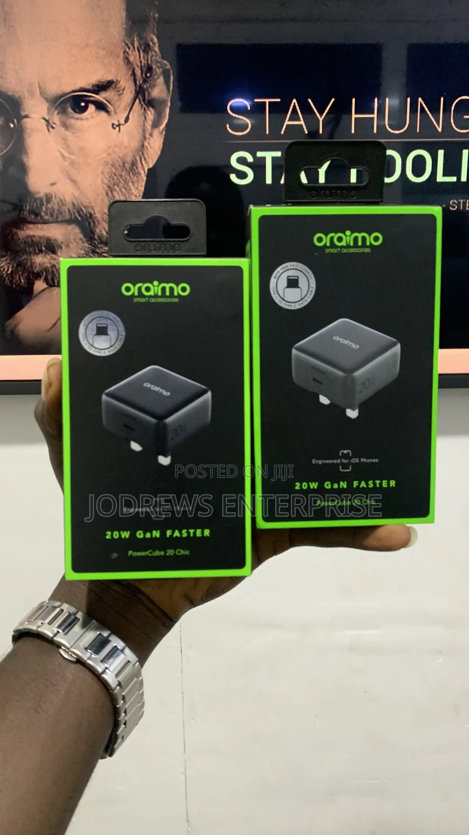 Oraimo Powercube 20 Chic 20w Gan Wall Charger Kit Type C-C
