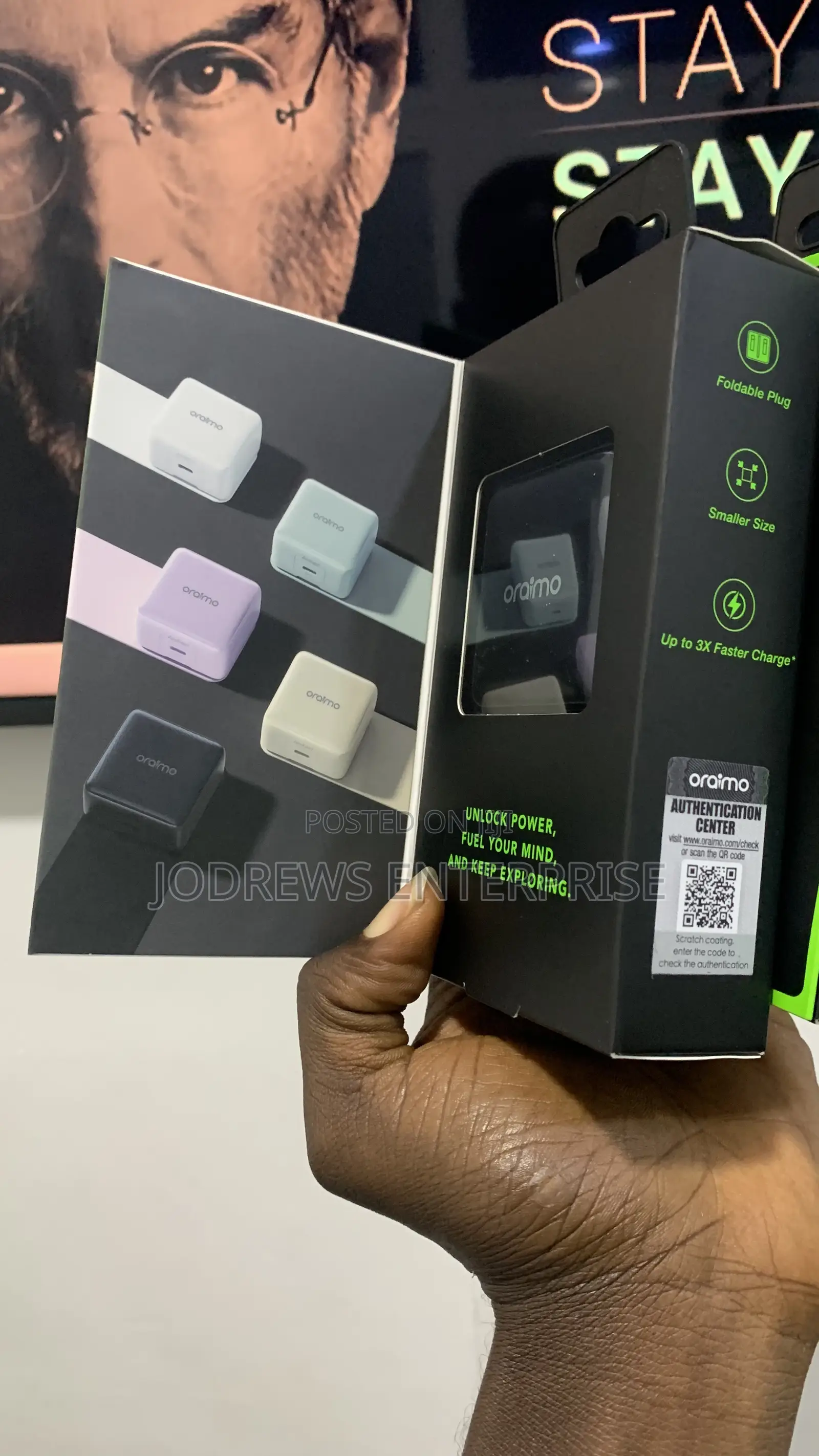 Oraimo Powercube 20 Chic 20w Gan Wall Charger Kit Type C-C