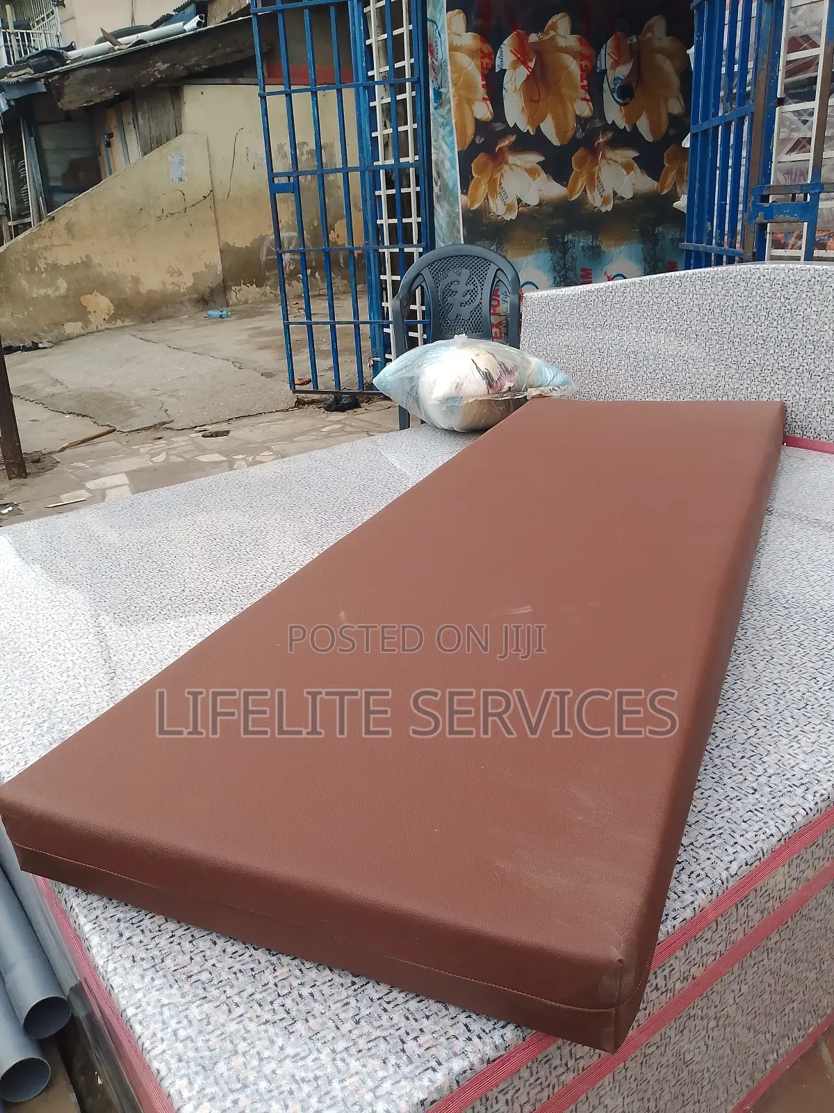 Leather Covered Students Mattress 4"