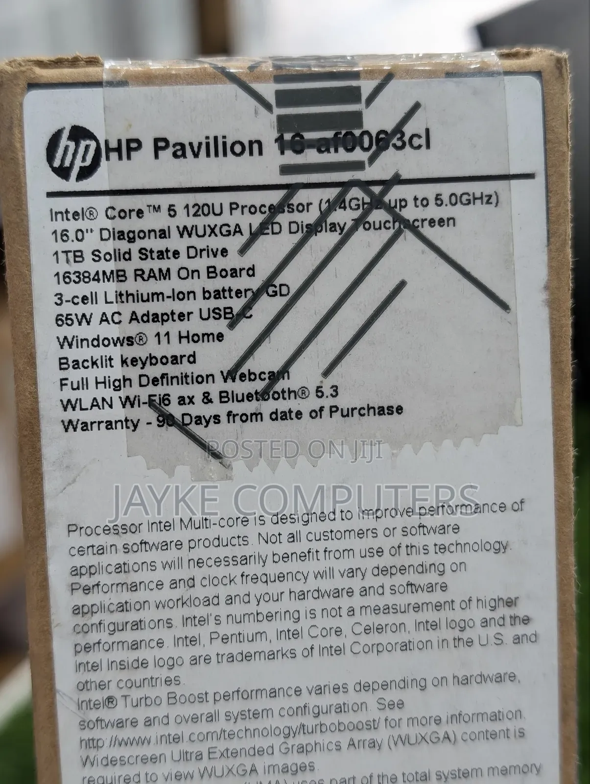 New Laptop HP 15 16GB Intel Core I5 SSD 1T