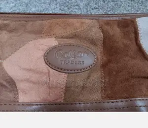 Cotton Traders Leather Patch Duffle Bag